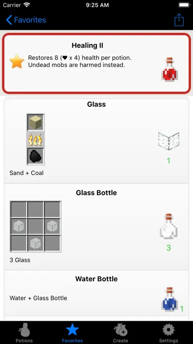 Potions for Minecraft Screenshots