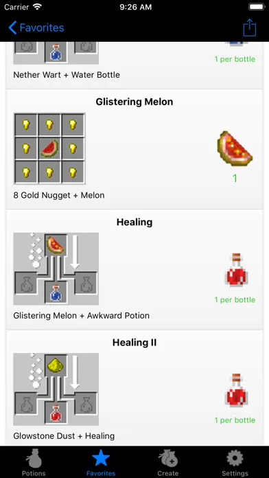 Potions for Minecraft Screenshots