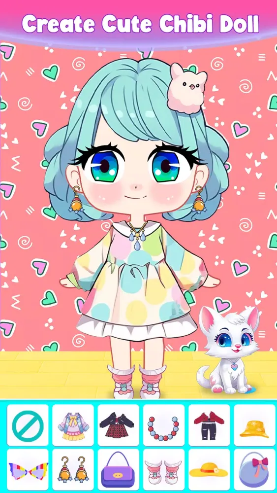 Baby Chibi Doll Makeover Games Screenshots