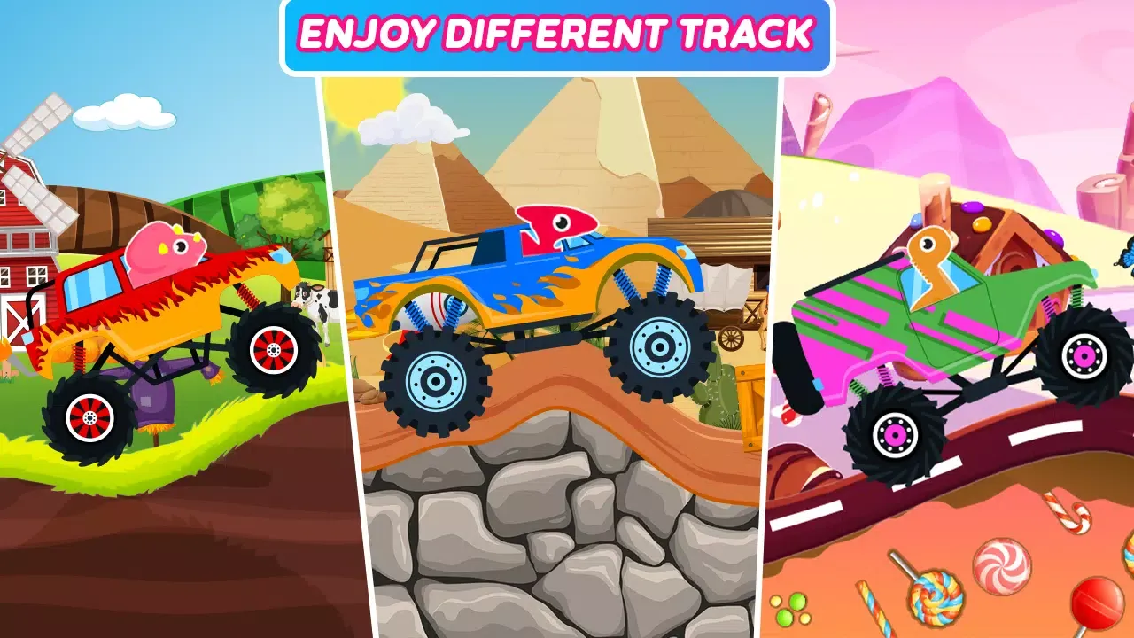 Dinosaurs Trucks Auto Workshop Screenshots