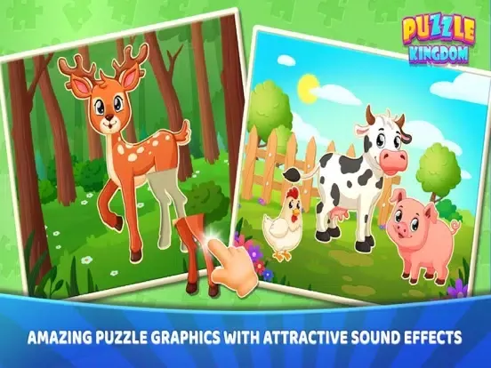 Puzzle Kingdom: Kids Puzzles iPad  سکرین شاٹس