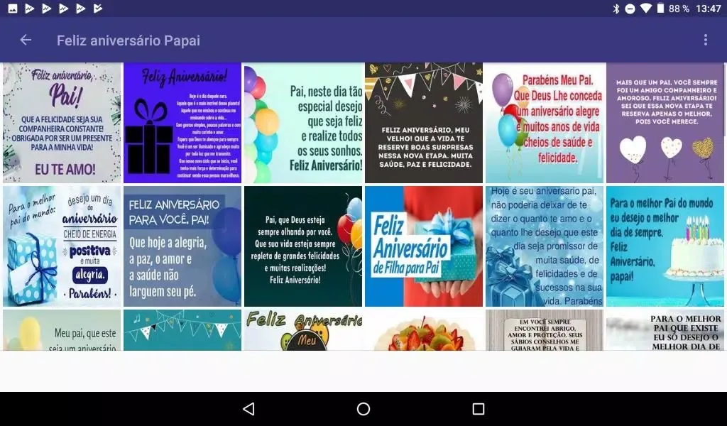 Скриншоты MELHOR PAI ANIVERSÁRIO