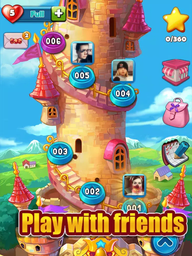 Capturas de pantalla de Gems Smash - Match 3 Adventure iPad 