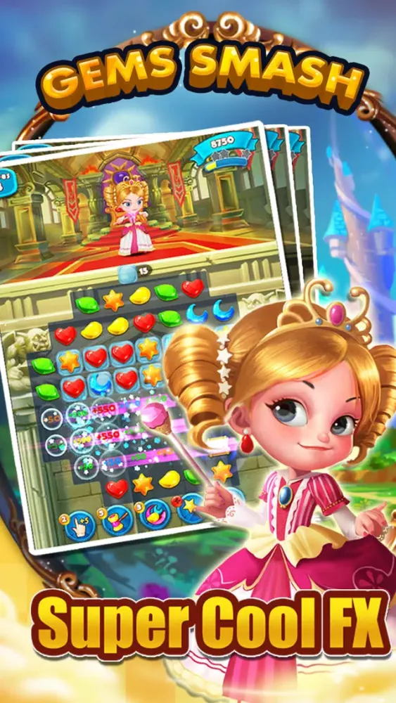 Capturas de pantalla de Gems Smash - Match 3 Adventure