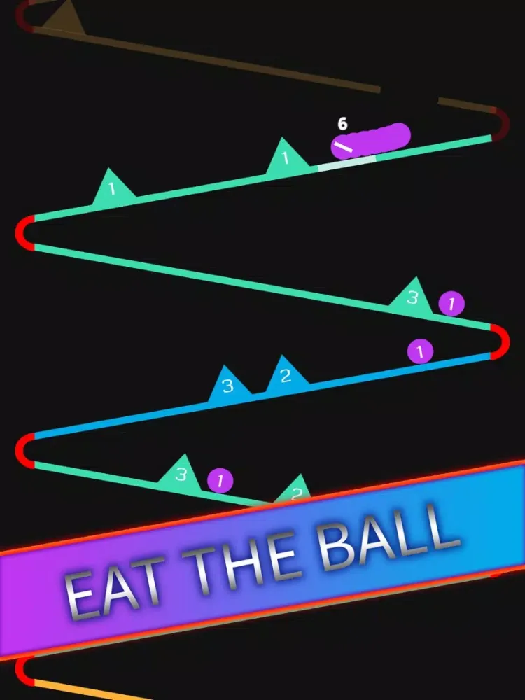 Captures d'écran de Ball Snake Falling iPad 