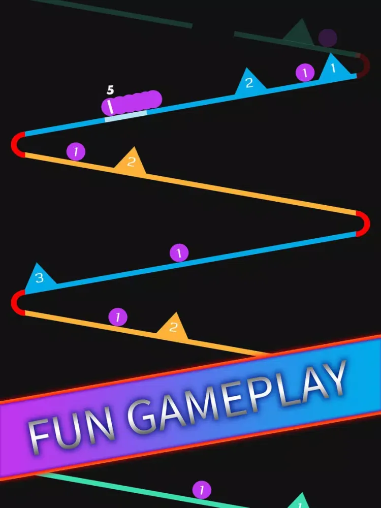 Captures d'écran de Ball Snake Falling iPad 