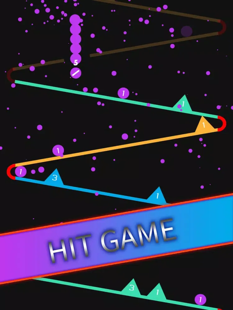 Captures d'écran de Ball Snake Falling iPad 