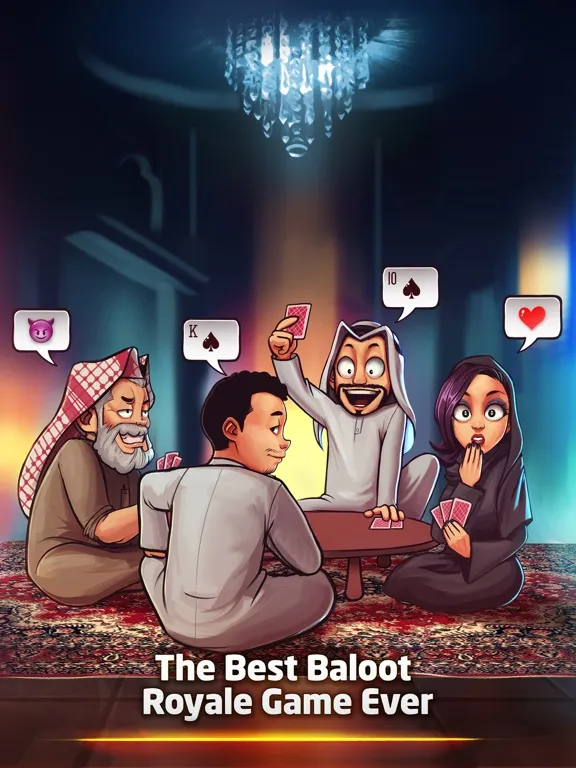 ภาพหน้าจอของ Baloot Royale - بلوت رويال iPad 