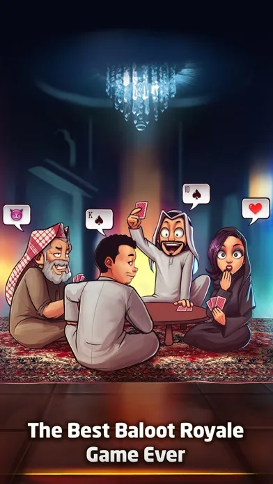 ภาพหน้าจอของ Baloot Royale - بلوت رويال