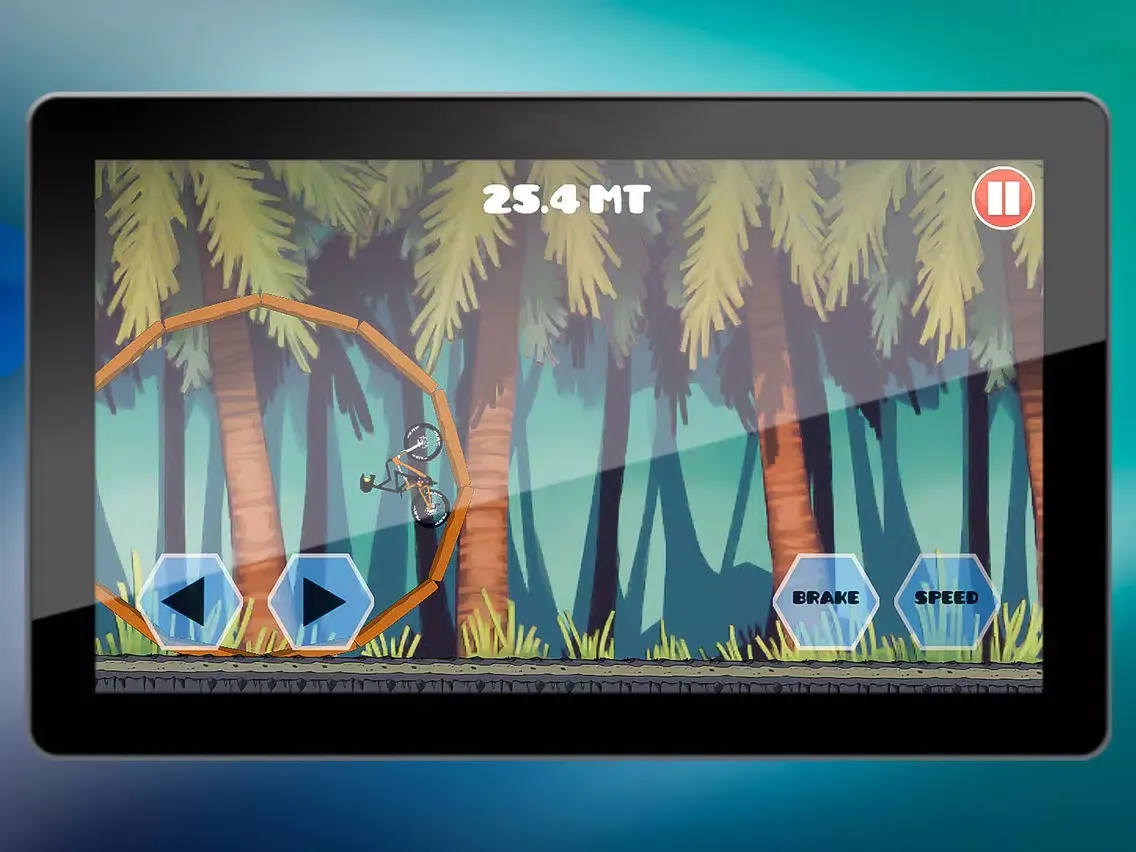 Stickman Bike Downhill iPad  Screenshots