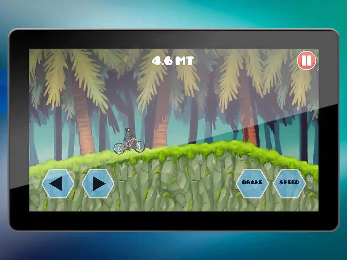Stickman Bike Downhill iPad  Screenshots