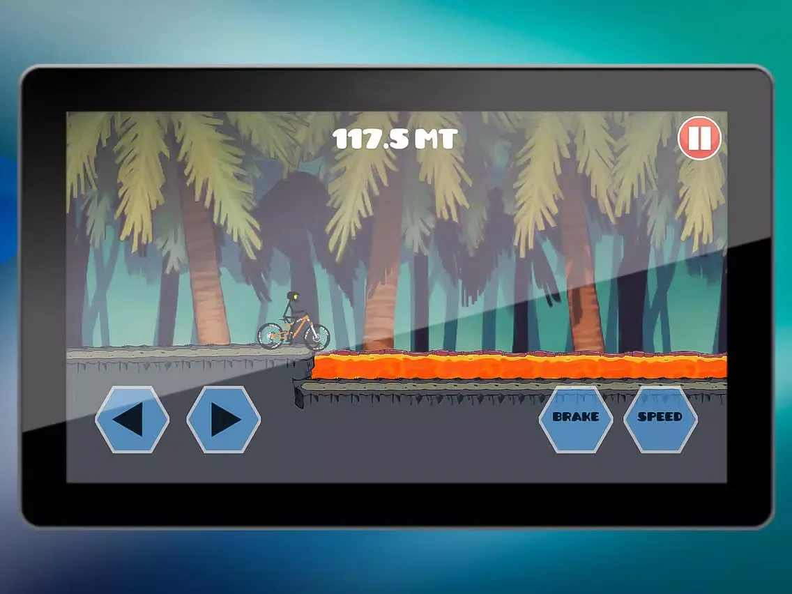 Stickman Bike Downhill iPad  Screenshots