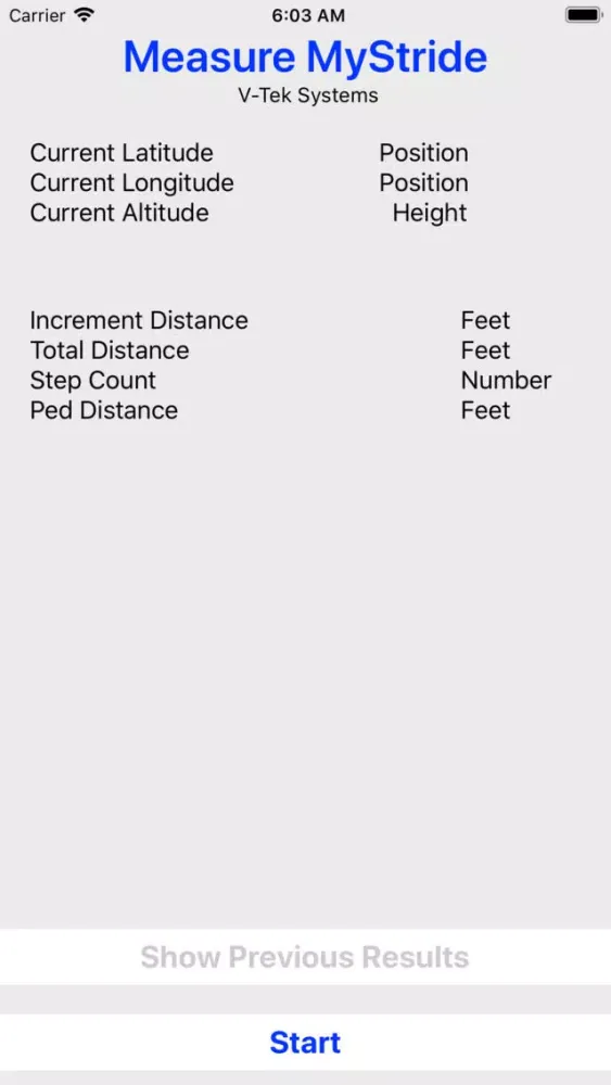 Measure MyStride Screenshots