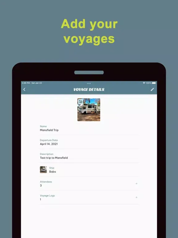 Capturas de pantalla de Babs Log iPad 
