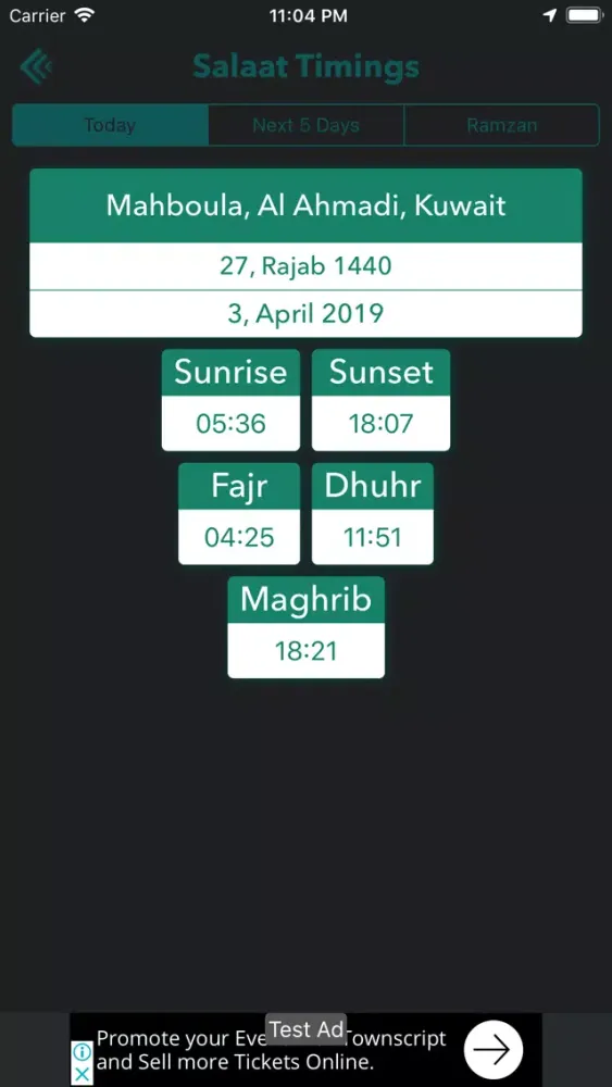 Shia Calendar سکرین شاٹس