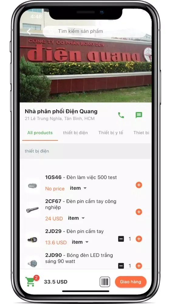 Zrzuty ekranu Babu - Nền tảng đặt hàng