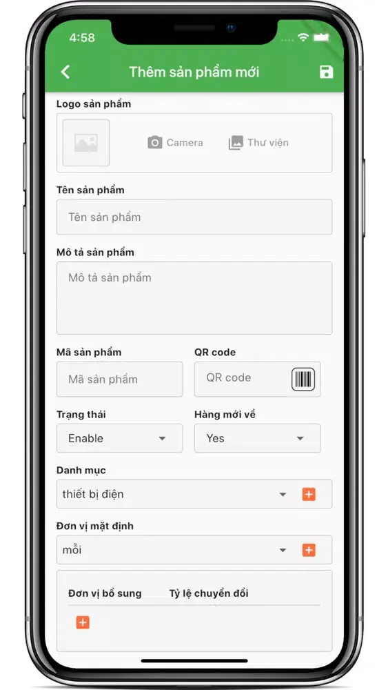 Zrzuty ekranu Babu - Nền tảng đặt hàng