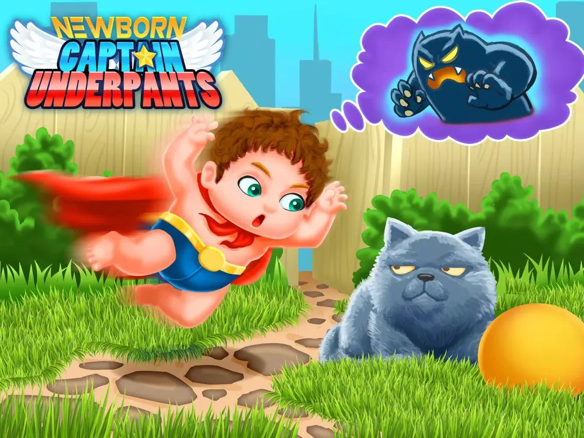 Capturas de tela do Newborn Baby Captain Underpants - Baby Care Games iPad 