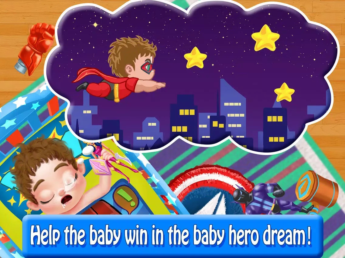 Capturas de tela do Newborn Baby Captain Underpants - Baby Care Games iPad 