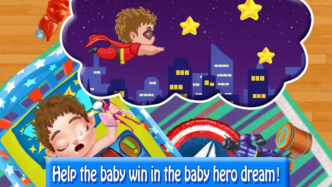 Capturas de tela do Newborn Baby Captain Underpants - Baby Care Games