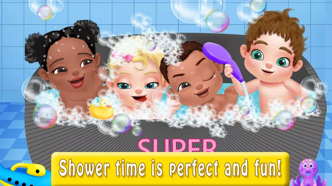Capturas de tela do Newborn Baby Captain Underpants - Baby Care Games