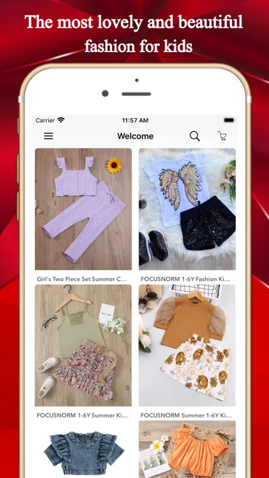 Baby clothes fashion online應用截圖