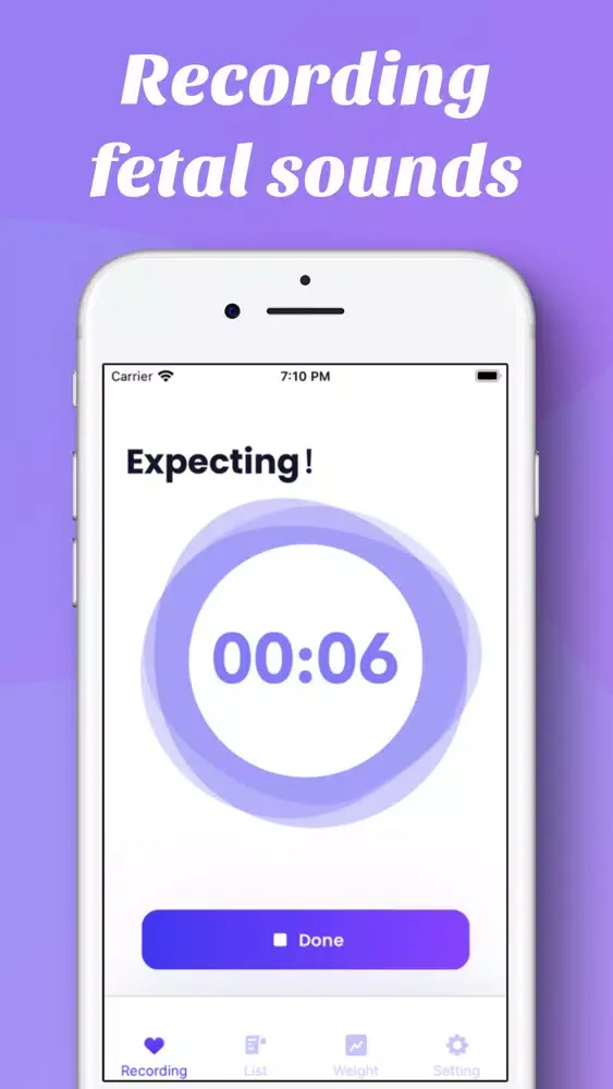 Fetal Heartbeat - Expecting Screenshots