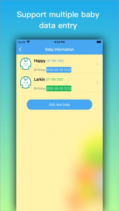 Tangkapan layar Baby Plan Tracker