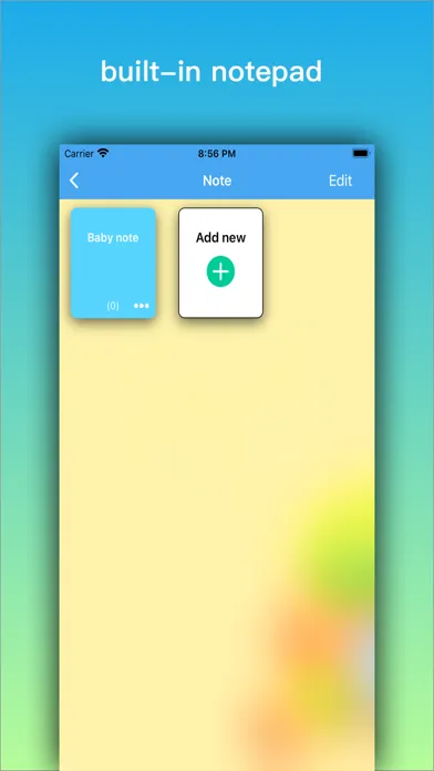 Tangkapan layar Baby Plan Tracker