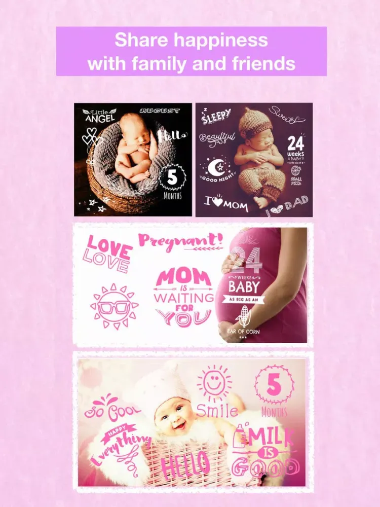 Baby Moments - Photo Editor iPad  Ekran Görüntüleri