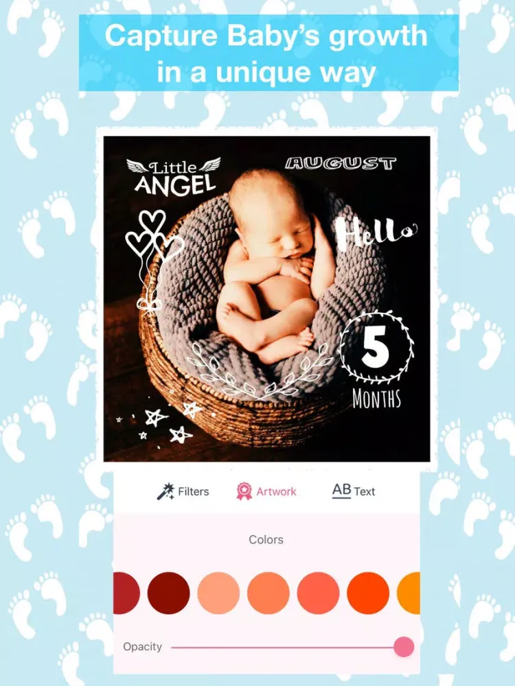 Baby Moments - Photo Editor iPad  Ekran Görüntüleri