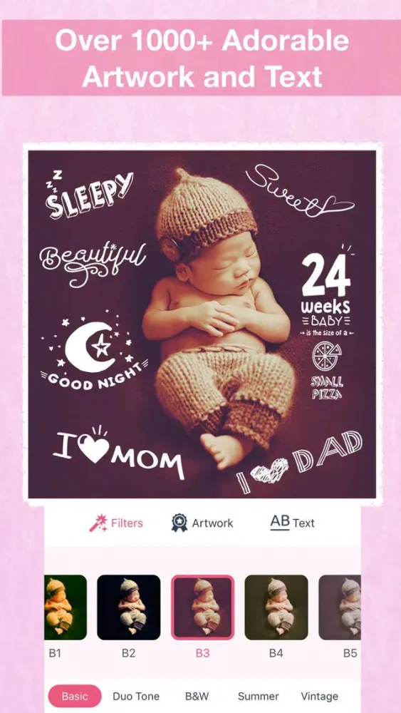 Baby Moments - Photo Editor Ekran Görüntüleri