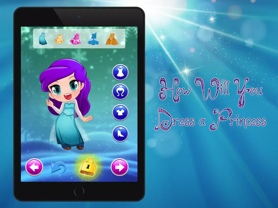 Zrzuty ekranu Little Princess DressUp Happy Ever - After High Queen Fashion & Equestria Party Go iPad 