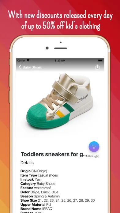 Baby shoes fashion shop online Ekran Görüntüleri