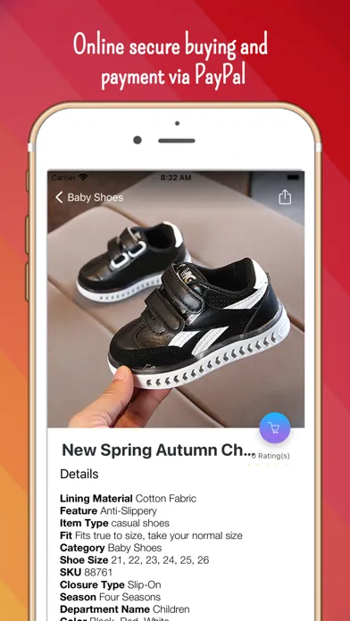 Baby shoes fashion shop online Ekran Görüntüleri