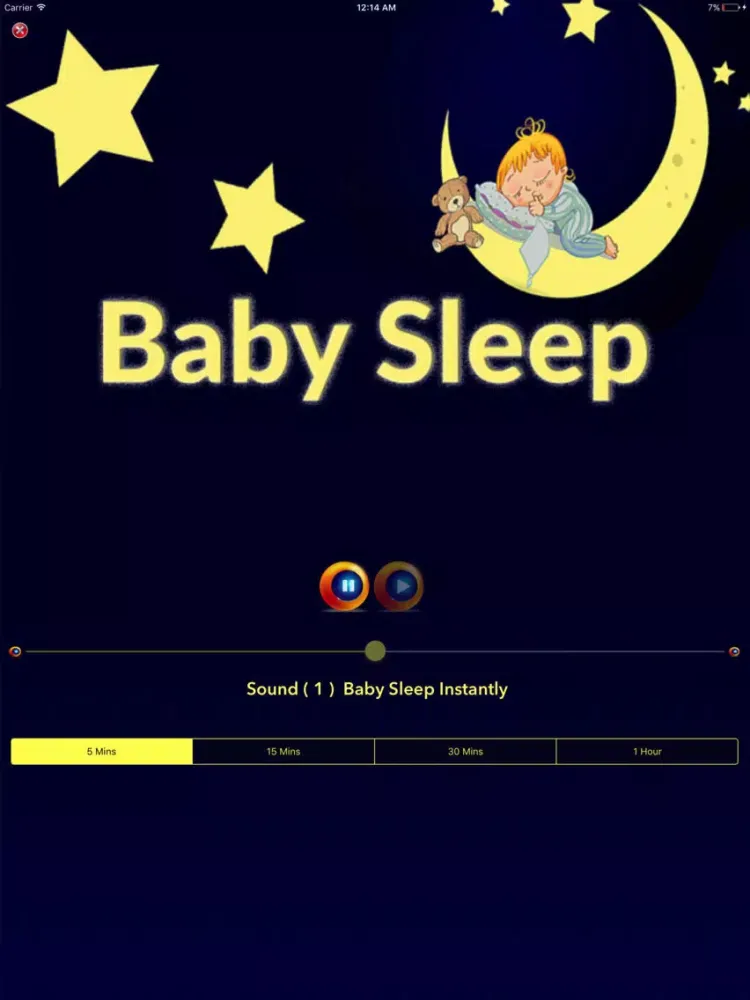 Capturas de tela do Sleepy Sounds - Baby Sleep Instantly iPad 