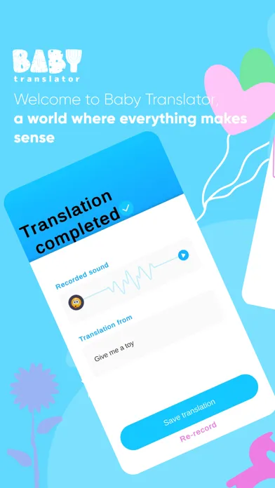 Baby Translator & Cry Analyzer स्क्रीनशॉट
