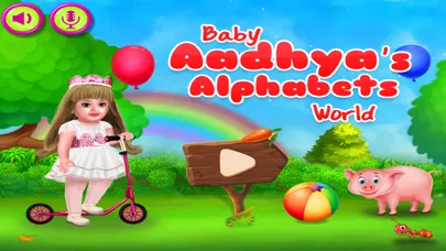 Capturas de tela do Baby Aadhya's Alphabets World