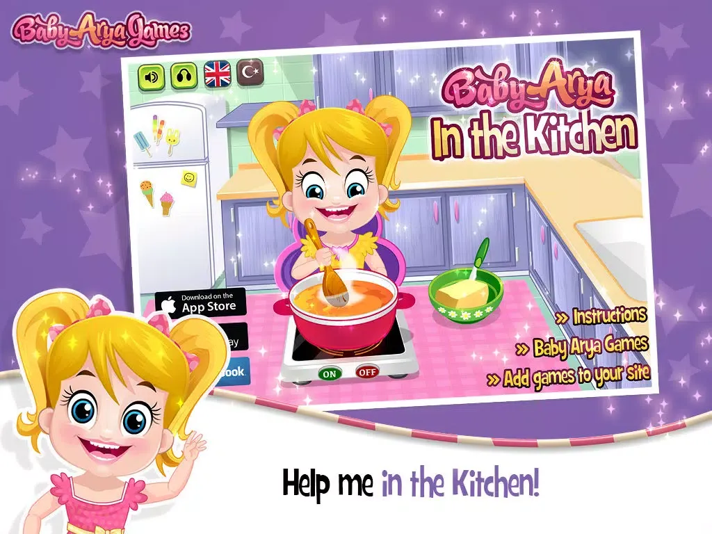 Baby Arya in the Kitchen iPad  스크린샷