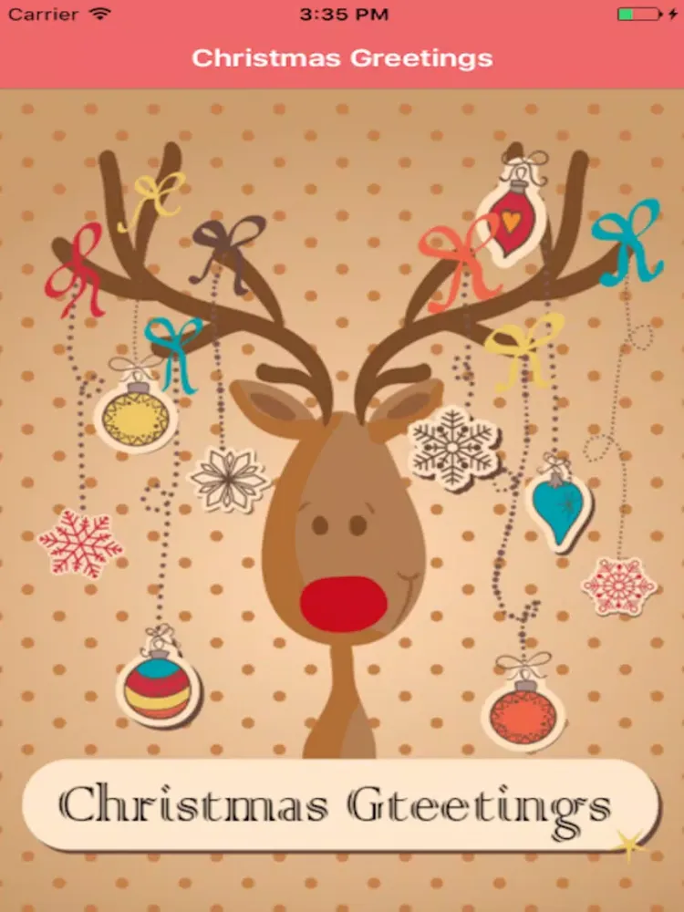 2016 Holiday Greeting-New Year and Merry Christmas iPad  스크린샷