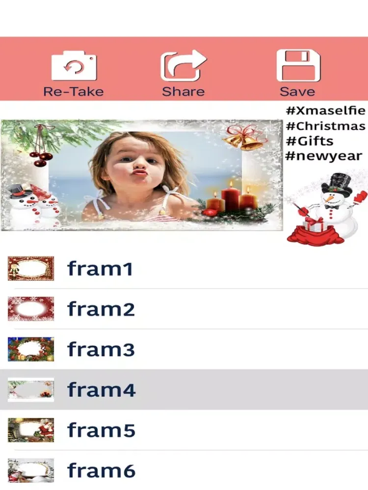 Christmas Elf Cam-Photo Fram for holiday and 2017 iPad  स्क्रीनशॉट