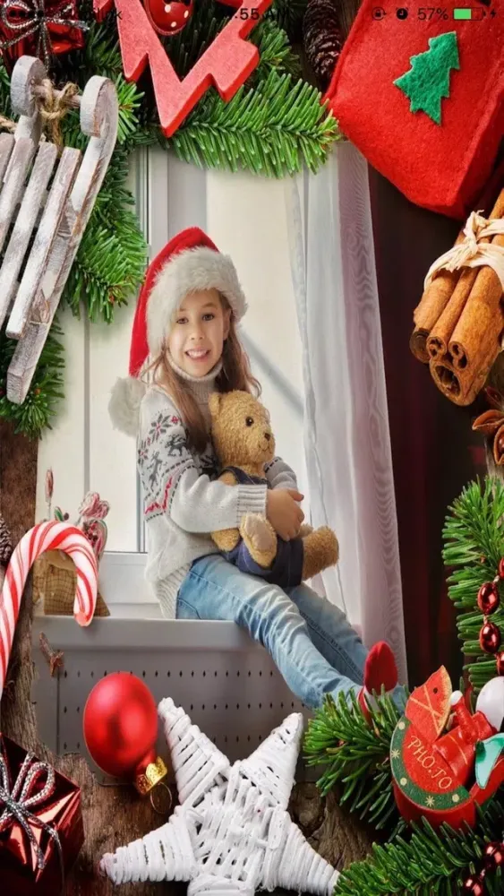 Christmas Elf Cam-Photo Fram for holiday and 2017 स्क्रीनशॉट
