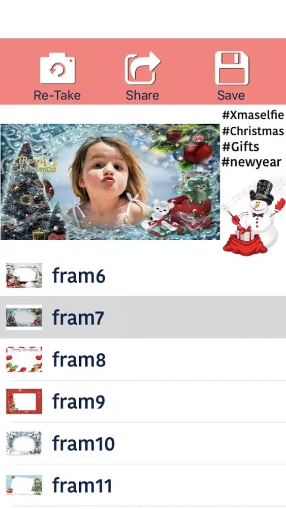 Christmas Elf Cam-Photo Fram for holiday and 2017 स्क्रीनशॉट