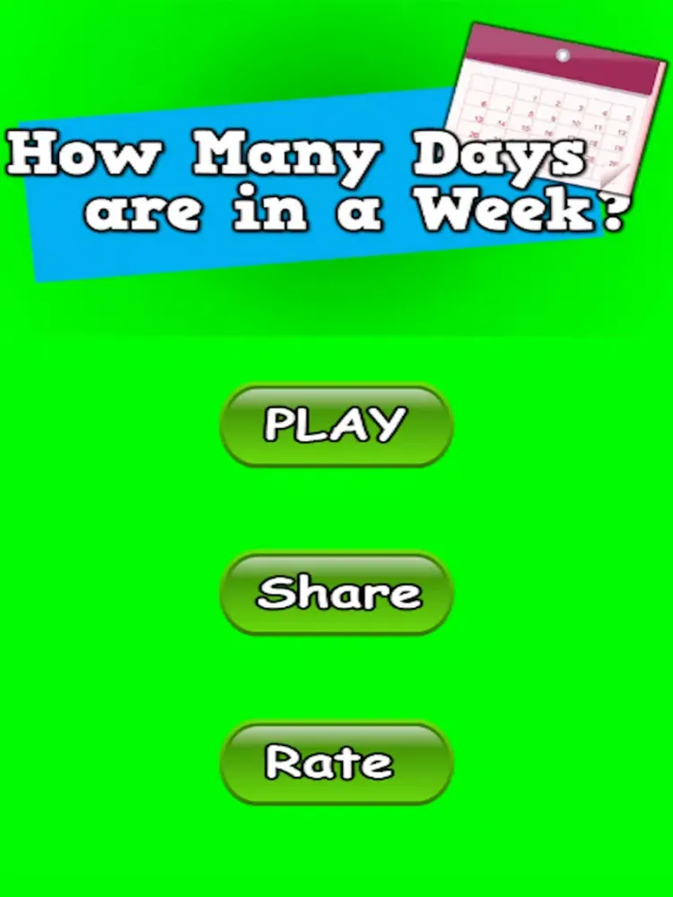 Zrzuty ekranu Pre-School Days Of Week Learning - Teach Your Kids and Toddlers With Beautiful Flash Cards HD iPad 