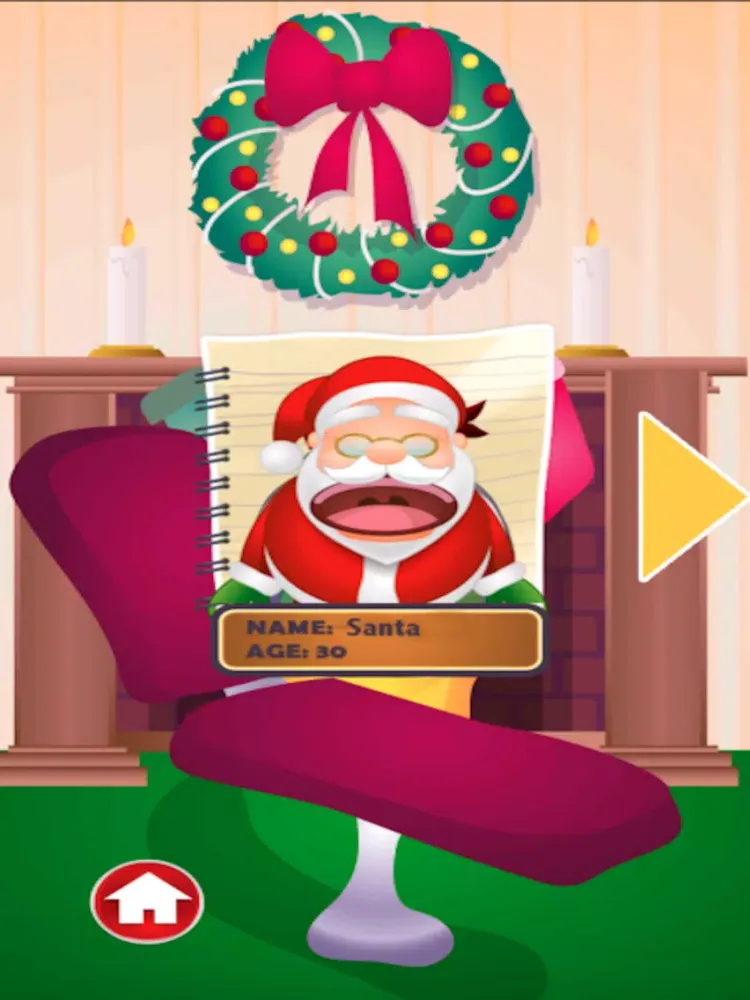 Santa Dentist Clinic Winter Snowman Game for girls iPad  Screenshots