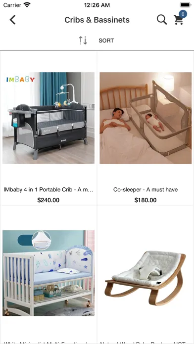 ภาพหน้าจอของ Babybug Nursery Shop App