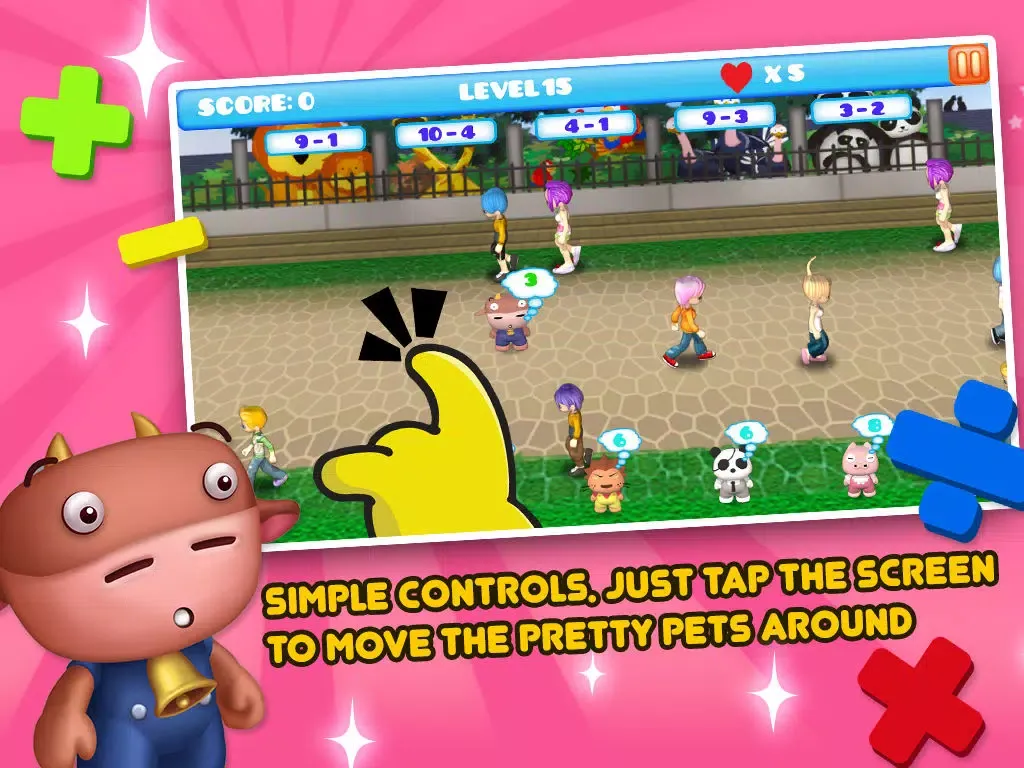 Screenshot di Pretty Pet Math iPad