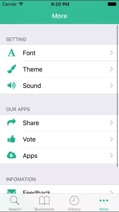 Capturas de pantalla de English Hindi Dictionary