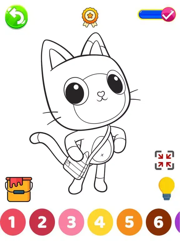 Ảnh chụp màn hình của Baby Dolls Coloring Book iPad 