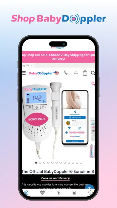 ภาพหน้าจอของ BabyDoppler